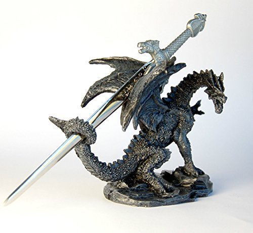 Brieföffner, Drache, Ornament, 10 cm
