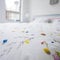 Snurk® - Kinder Bettwäsche Set, Flower Fields Bettwäsche, 135 x 200 cm, inkl. 1 Kissenbezug 80 x 80 cm, aus 100% Bio-Baumwolle