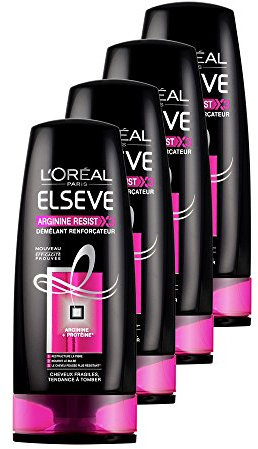 L'Oréal Paris Elsève Arginine Resist X3 Démêlant Renforçateur 200 ml - Lot de 4