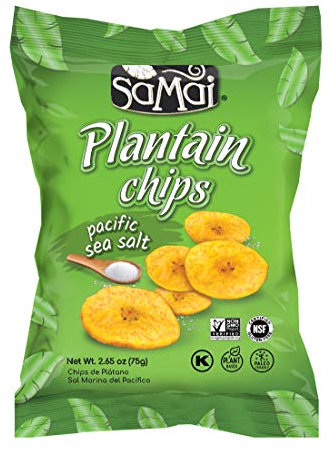 Samai Plantain Chips, Pacific Sea Salt, 2.65 Ounce (Pack of 15)
