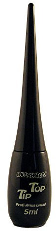 Eulenspiegel 671115 - Líquido Aqua Profesional Tip Top Negro, frasco pincel, 5 ml, Halloween, carnaval, fiesta temática
