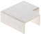 Lot de 4 angles plats 20 x 10mm - Blanc - Zenitech