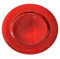 forestfox™ Charger Plates 33cm Decorative Christmas Under Dinner Place Mats Set of 2 Glossy Red