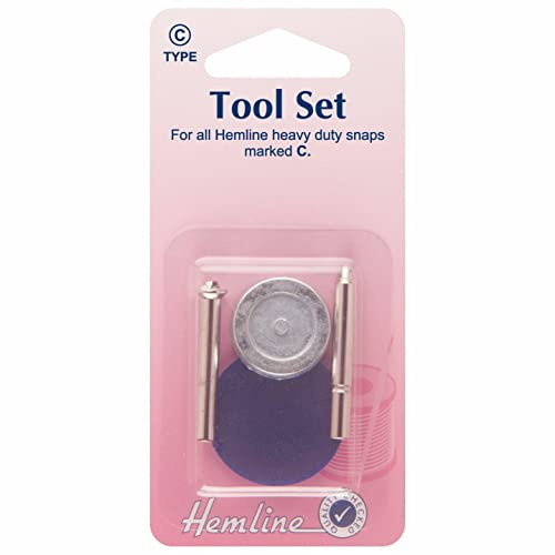Hemline Heavy Duty Snaps Tool Set