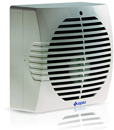 Fantini Cosmi AP2113 Aspiratore Centrifugo da Parete e Soffitto, Modello CTF 170 S, 230 V, Bianco, Diametro 100 mm