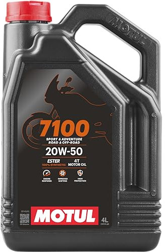 Motul 104104 7100 4T, 20 W-50, 4 L