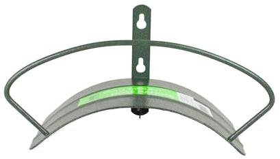 Yard Butler Heavy Duty Wall-Mounted Hose Hanger - Classic Design, Green