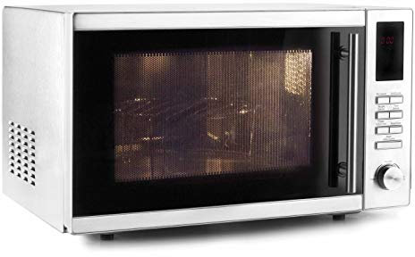 LACOR 69324 - Horno microondas con Plato Giratorio + Grill, 25 L, 900 W