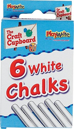 6 Packs of White Chalks (Total 36 Chalks)