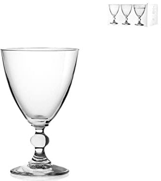 H&h set 6 calici splendor in vetro cl 17