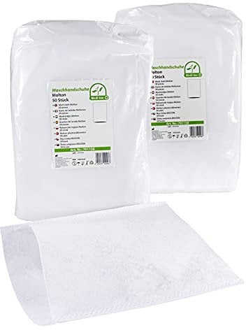 Medi-Inn+ Einmal Waschhandschuhe Molton 75/gm² (20 x 50 = 1000 Stück)