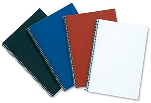 GBC 250 GSM A4 Textured Linen Look Binding Covers - Red (Pack of 100)
