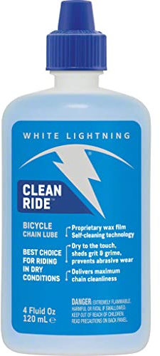 White Lightning Lubrifiant Clean Ride Lube-4oz 120ml