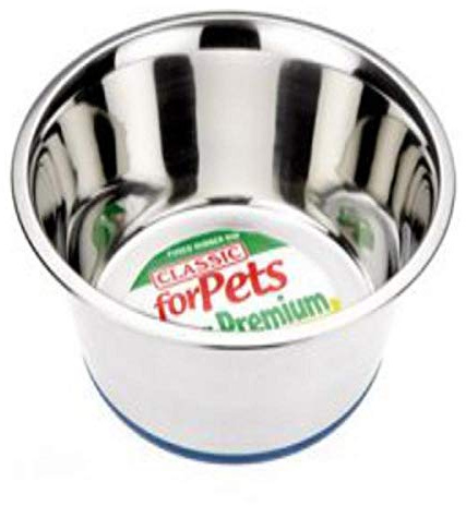 Stainless Steel Non-Slip Pet Dish 470ml