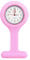 TRIXES Orologio da tasca plastica gel silicone rosa per camice infermieri