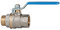 RIEGLER 103213-331.04-B Kugelhahn Standardausf., blauer Hebel, IG/AG, MS vern., G 1/2, 1Stk