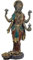 Figur Lakshmi indischer Gott des Glücks der Weisheit und des Reichtums Hinduismus Figur Lakshmi indischer Gott des Glücks der Weisheit und des Reichtums Hinduismus