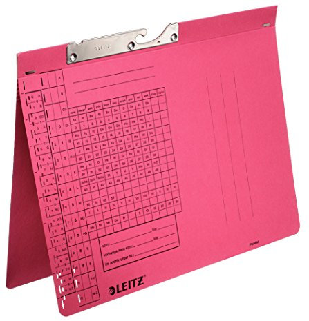 LEITZ Pendelhefter, A4, Behördenheftung, rot, 320 g qm