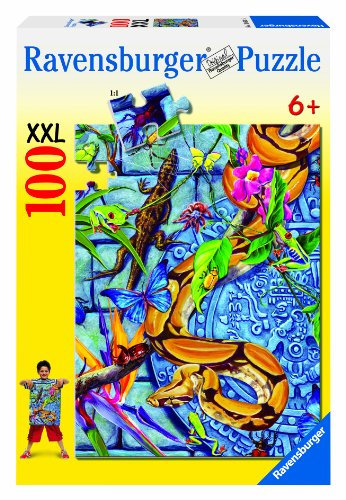 Puzzle 100 Teile XXL - Schleichende Tiere