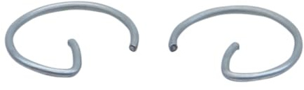 Citomerx Kolbenclips 10mm 2 Clips (Form G) Kolbenbolzen Kolbenclips | Kompatibel mit Roller Moped Mofa Mokick