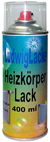 LudwigLacke Heizkörperlack Spray 400 ml - RAL 1003 Signalgelb