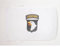 AZ FLAG - Drapeau USA Airborne blanc avec aigle - 45x30 cm - Pavillon Américain – Armée Etats-Unis 100% Polyester Avec Deux Cordelettes - 20g