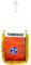 AZ FLAG - Wimpel Tennessee - 15x10 cm - Bundesstaat Tennessee Mini Flagge 10 x 15 Cm - Auto Pennant Spezielle Auto