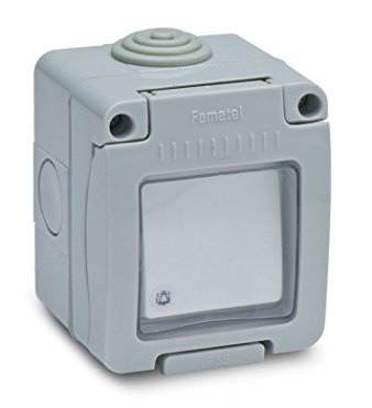 FAMATEL 19038 - Pulsador timbre estanco 10A-250V