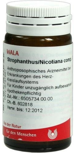 STROPHANTHUS/ NICOTIAN COMP. Globuli 20 g