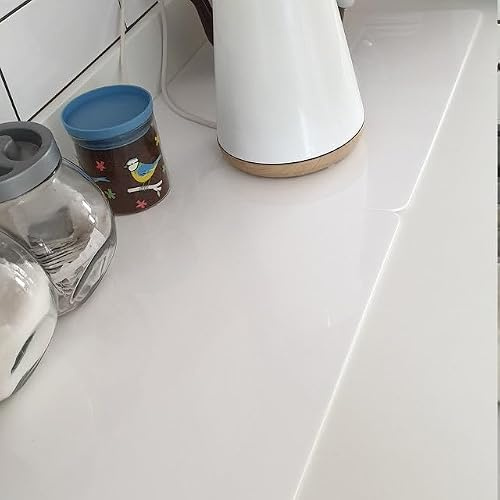 Worktop Saver, Acrylic, Heat Resistant to 90 - Large - 60 x 45 cm, Acrylic | 3mm child-safe acrylic, laser polished edges, anti-slip feet, heat resistant