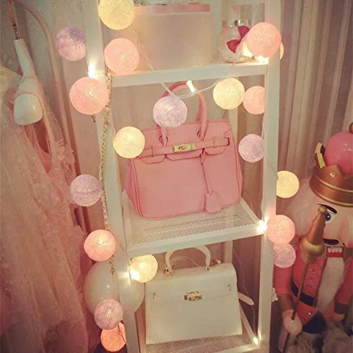 10 fili di cotone con fata, luce notturna, decorazione natalizia