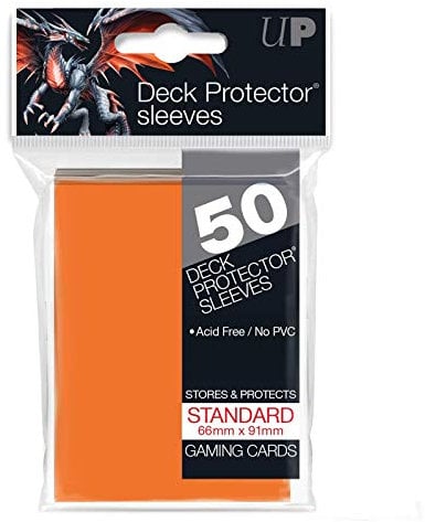 Ultra Pro SLEEVES 50 D12 Card Game (Orange)