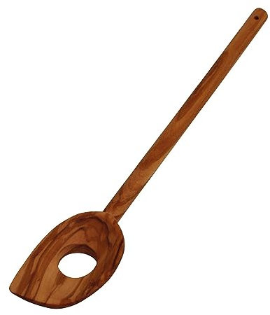 Metaltex 580606010 Cuillère percée Bois d'olivier 30 cm