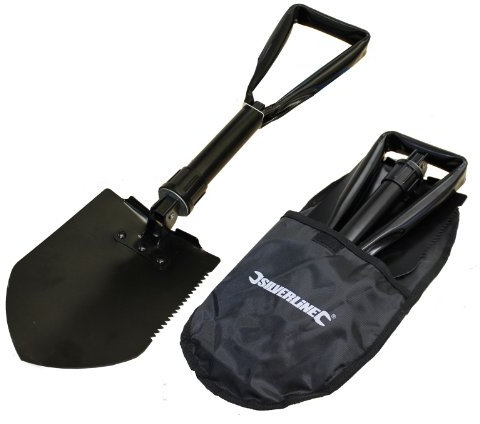 All Trade Direct HEAVY DUTY FOLDING SPADE SHOVEL WITH CARRY CASE EMERGENCY SNOW ICE CAR COMPACT