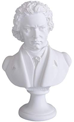Historische Komponisten Figur Beethoven Klavier Musiker Büste Skulptur Dekofigur IS250 Palazzo Exklusiv