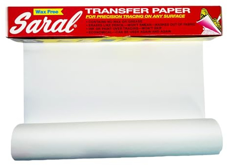 White SARAL TRANSFER PAPER-Tracing-Sketch-Drawing-Craft [Kitchen]