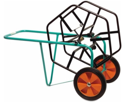 Mega Schlauchwagen Stahl Grün/Schwarz