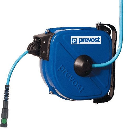 Prevost Industrielschlauchaufroller bis 12 m - 8 mm innen DRF 0812ES - Blau