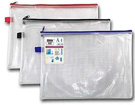 12 X A4+ Strong Water Proof Clear Tuff Bags 360 x 260mm by ARK