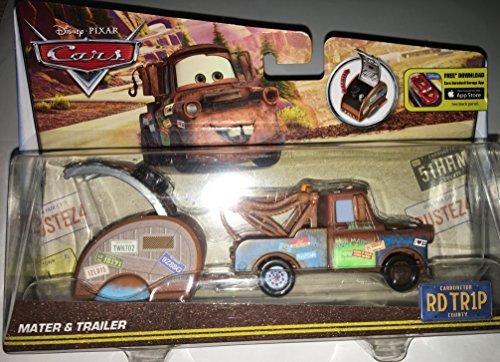 Disney Cars Mater Hook mit Wohnwagen - Sommeredition RD TR1P - Cars with Trailer