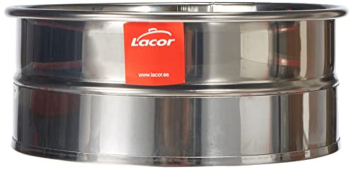 LACOR 68050 Mehlsieb 20 cm | Aus lebensmittelechtem Edelstahl gefertigt; hohe Korrosionsbeständigkeit und Haltbarkeit im täglichen Gebrauch