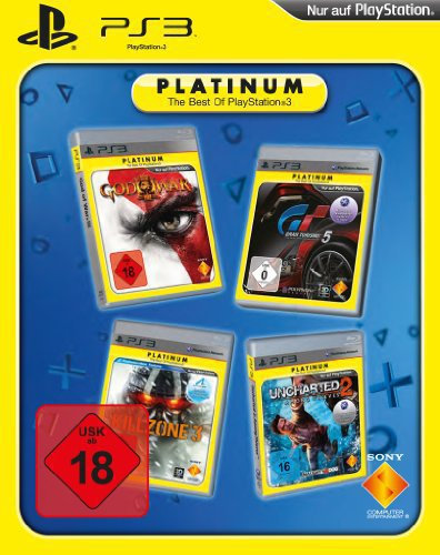 Quattro Pack (God of War III / Gran Turismo 5 / Killzone 3 / Uncharted 2: Among Thieves) [Platinum] - [PlayStation 3]