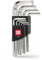 INBUS® 70150 Winkelschraubendreher Set 9tlg, 1.5–10mm — Made in Germany
