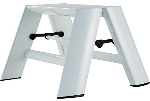 Hasegawa Ladders Ml1.0-1WH Trittleiter, Weiß