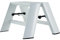 Hasegawa Ladders Ml1.0-1WH Trittleiter, Weiß