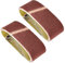Dapetz ® Sanding Belt 40mm x 305mm, Sander Belts 60 Grit for Belt Sander, for Grinding, Sharpening and Derusting (10 Pieces) Very Coarse Sander Sheets Sanding Belts