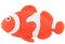 Ulticool - Fisch 16 GB - Aquarium Meer USB Stick - Fish Memory Stick Daten Speicher - Pen Drive - Speicherstick - Orange und Weiß