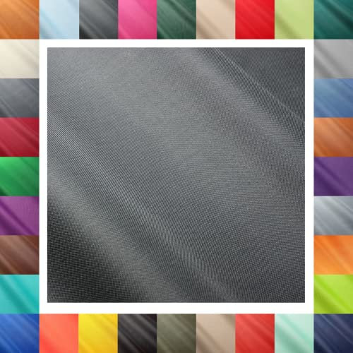 1buy3 – Polyesterstoff “Oxford 600D” für Campingzubehör, Abdeckplanen, Kissenbezüge, Outdoorbekleidung & Co – Meterware mit 150cm Breite – reißfest & pflegeleicht (Farbe 20 / Anthrazitgrau)