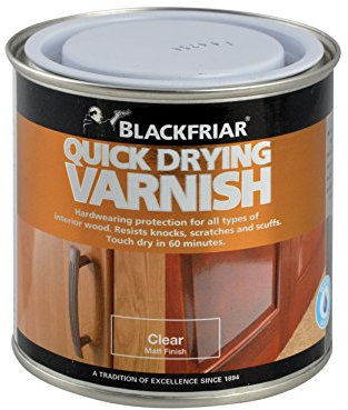 Blackfriar QDDVCM500 500 ml Quick Drying Duratough Interior Matt Finish Varnish - Clear