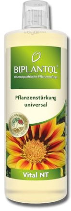 BIPLANTOL® Vital NT - 1L Konzentrat | Universelles biologisches Pflanzenstärkungsmittel | Hochkonzentrierte Pflanzenpflege & Blattpflege | Gesunderhaltung & Regeneration von Pflanzen aller Art